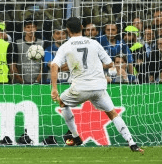 Soccer action shot